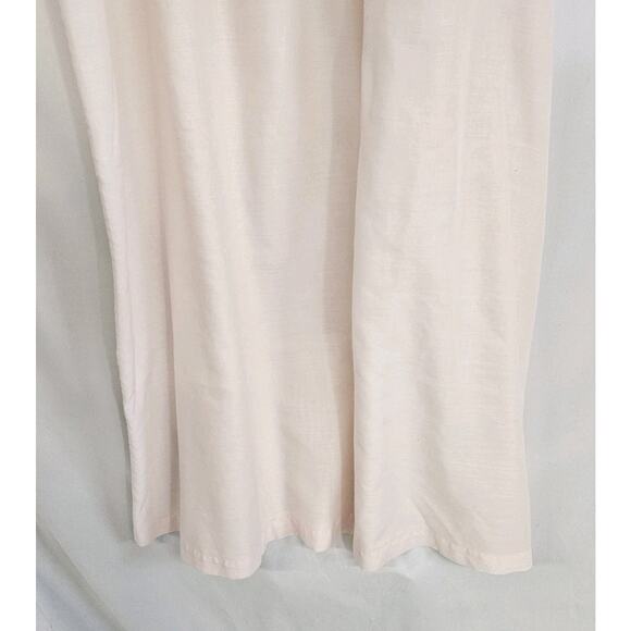 Vtg Character Pink Semisheer Sleeveless Lightweight Cottagecore Nightgown Medium - Picture 3 of 8